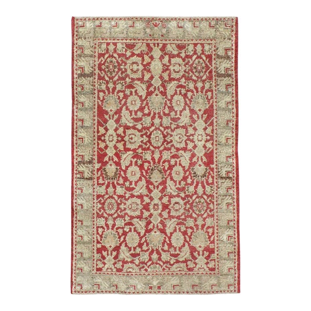Galerie Shabab Collection Early 20th Century Turkish Ghiordes Throw Rug For Sale