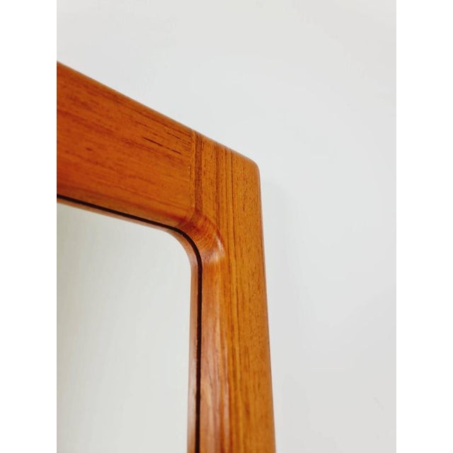 Large Mid-Century Danish Mirror from Silkborg Møbelfabrik, 1960s For Sale - Image 3 of 18