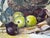 Paint Vintage Dott Beeson Fruit Still Life Painting For Sale - Image 7 of 12