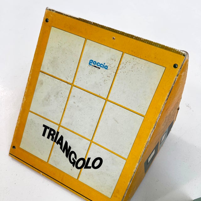 Green Triangolo Outdoor Wall Light from Goccia Illuminazione, 1980s For Sale - Image 10 of 12