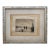 Antique John Hill Millspaugh Signed Nautical Ship Harbor Seascape Etching 29" For Sale