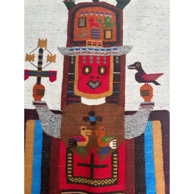 Vintage Equator Tapestry, 1970s For Sale - Image 4 of 17