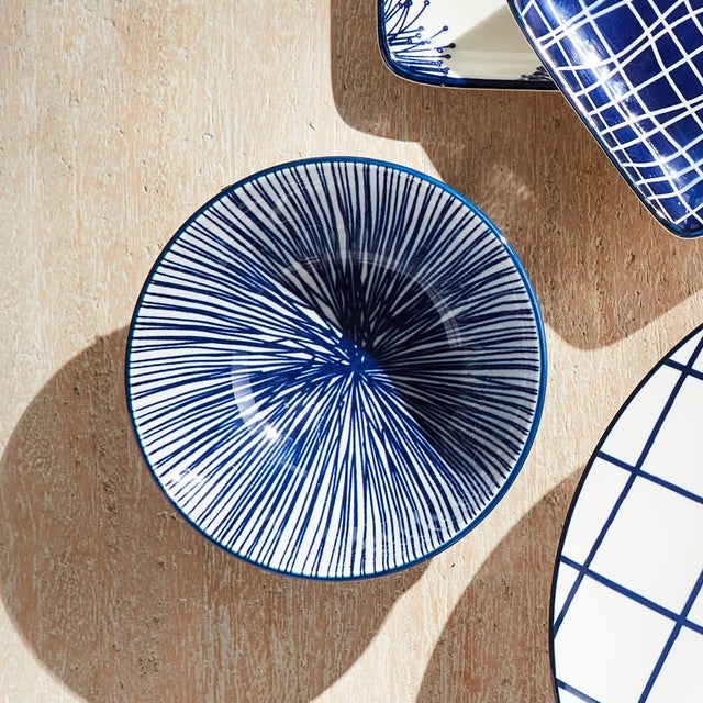 Ceramic Stria 4.75" Bowls, Set Of 6 For Sale - Image 7 of 7