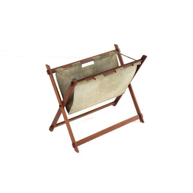 Vintage Folding Magazine Rack For Sale - Image 14 of 14