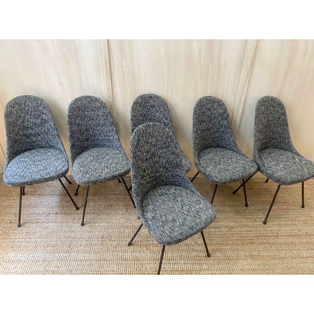 Vintage Italian Chairs by Lenzi Nello, 1960s, Set of 6 For Sale - Image 9 of 13