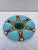 19th-Century Victorian Majolica aqua oyster plate signed Minton.
