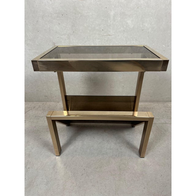 1970s Vintage Side Table from Belgo Chrome, 1970s For Sale - Image 5 of 13