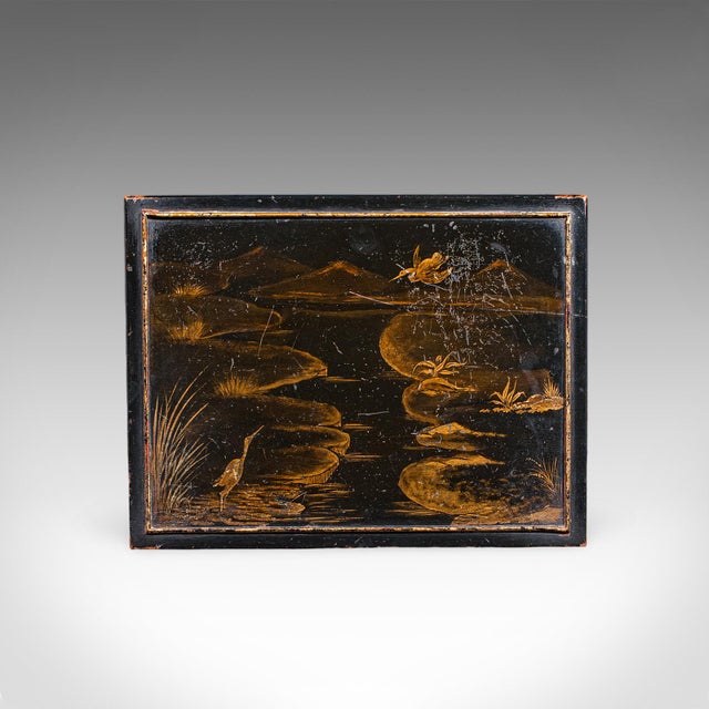 Antique Nesting Table Trio, English, Japanned, Occasional, Waring & Gillow, 1910 For Sale - Image 11 of 12