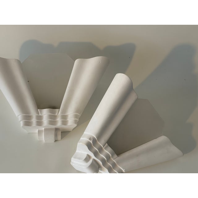 Art Deco Sculptural Wall Objects, France, 1930s, Set of 2 For Sale - Image 4 of 6