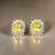 Traditional Natural Sapphire Diamond Stud Earrings 14k W Gold 1.71 TCW Certified For Sale - Image 3 of 17