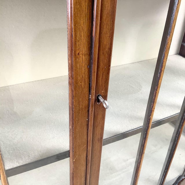 Chippendale Revival Mahogany Display Cabinet With Ball-and-Claw Feet, Early 20th C For Sale - Image 10 of 12