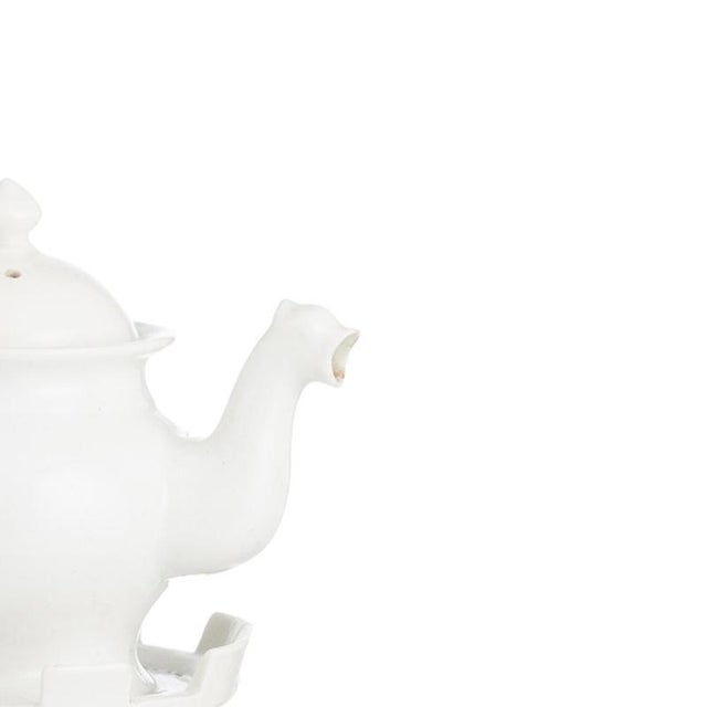 Porcelain Castle Lamp with Teapot from Vista Alegre For Sale - Image 4 of 6