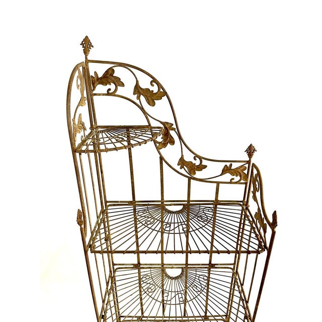 Victorian Plant Shelf in Wrought Iron, 1920s For Sale - Image 3 of 7