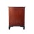 Wood Oriental Brown Black Hardware Drawers Accent Storage Cabinet For Sale - Image 7 of 10