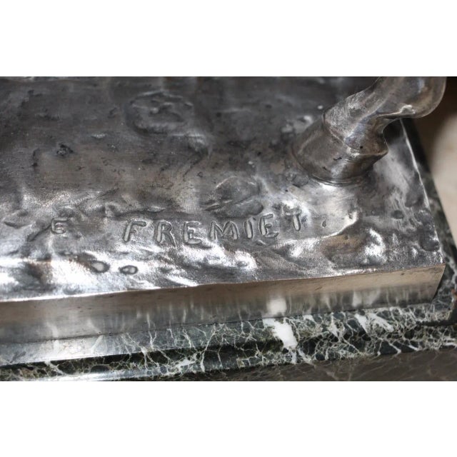 Silver Fremiet, Joan of Arc on Horseback, 1800s, Bronze For Sale - Image 8 of 12