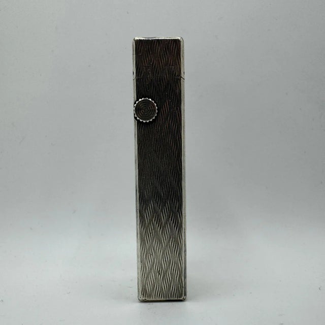 Vintage Dunhill Silver Plated Lighter, Circa 1980s For Sale In New York - Image 6 of 7