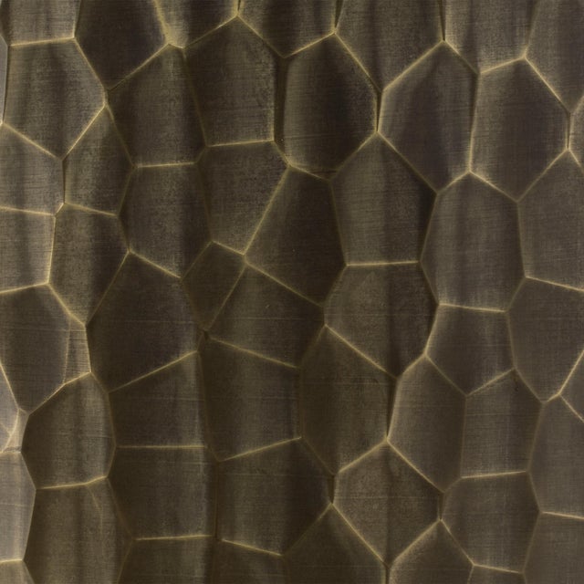 Jamie Young Viper Table Lamp, Truffle Etched Glass For Sale - Image 4 of 5