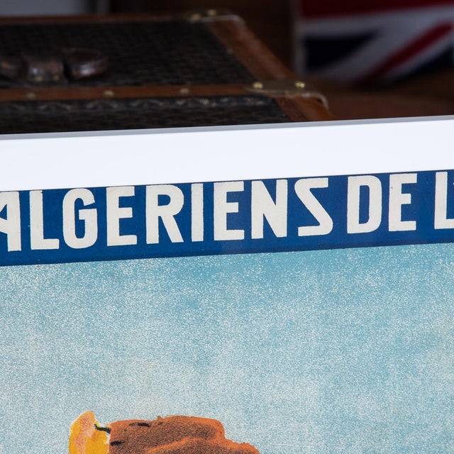 Paper Moroccan Travel Advertising Poster for Algeria State Railways, 1926 For Sale - Image 7 of 18