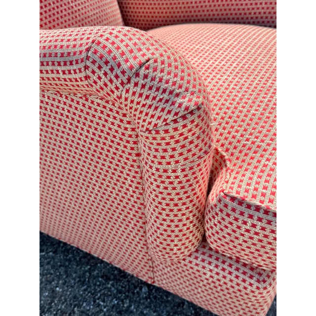 O’Henry House Rolled Arm George Smith Style Upholstered Chair For Sale In New York - Image 6 of 9