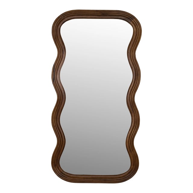 Frances Wavy Floor Mirror For Sale