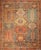 Classic Modern Large Room Size Rustic Tribal Geometric Caucasian Design Rug For Sale