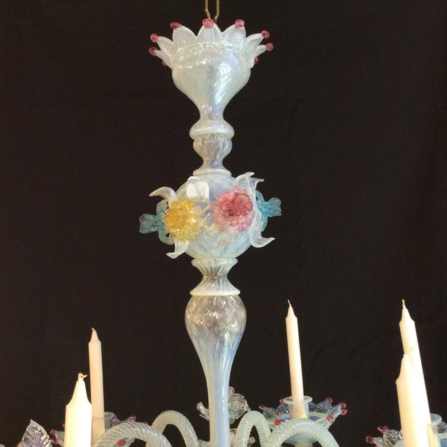 19th Century Murano Chandelier with Six Lights from Manifattura Di Murano For Sale - Image 5 of 8