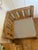 Vintage Oak Corner Lounge Chair With New Upholstered Cushions For Sale - Image 15 of 15