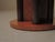 Brown Art Deco Round Pedestal Side Table in Wood, France, 1950 For Sale - Image 8 of 12