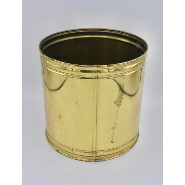 Mid 20th Century Mid Century English Brass Pineapple Planter For Sale - Image 5 of 12