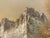 Alpine Mountain Lake Landscape Original Oil Painting, Vintage For Sale In San Francisco - Image 6 of 12