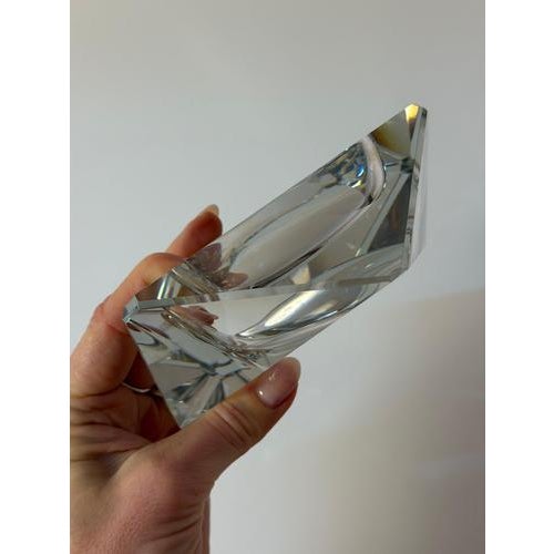 2000 - 2009 Crystal Glass Ashtray by Václav Hanuš For Sale - Image 5 of 11