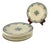 Antique Admiral Ironstone Dessert Plates from Creil & Montereau, 1890s, Set of 8 For Sale