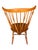 1970s Ethan Allen Nutmeg Maple Windsor Fiddleback Chairs. For Sale - Image 9 of 11