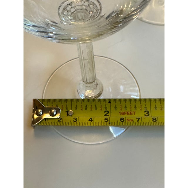 Vintage 1970s Lenox "Autumn" Collection Handblown Crystal Water Glasses 7.75" High 24k Gold Encrusted Band - Set of 12 For Sale - Image 15 of 18