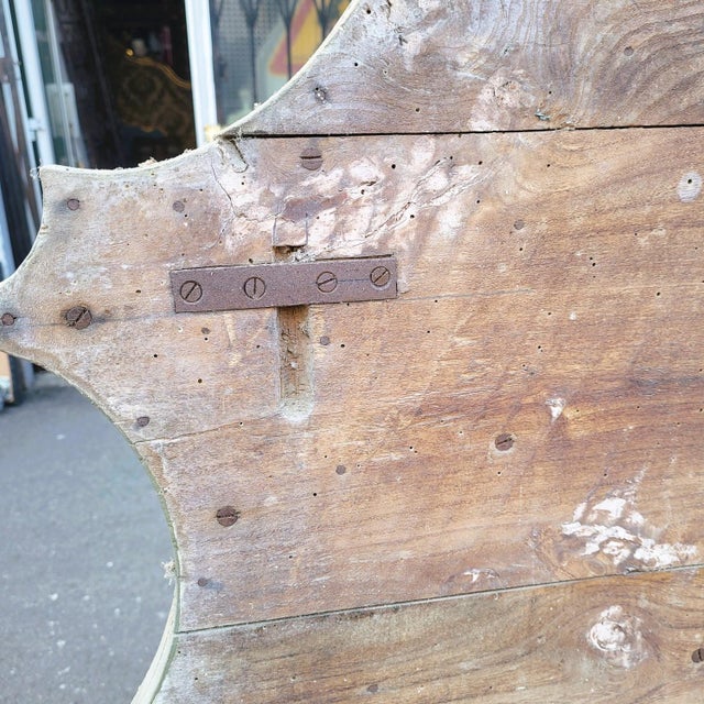 19th Century Wooden Castle Entrance Benches, Italy, Set of 4 For Sale - Image 18 of 18