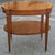 Late 20th Century Late 20th Century Regency Style Banded Mahogany Two-Tier Side Table For Sale - Image 5 of 10