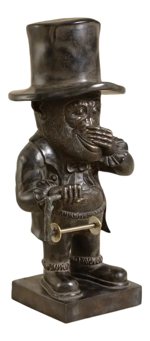 Maitland-Smith Brave Monkey Tissue Holder