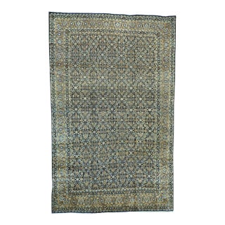 Antique Persian Kerman Herati Design Gallery Size Rug For Sale