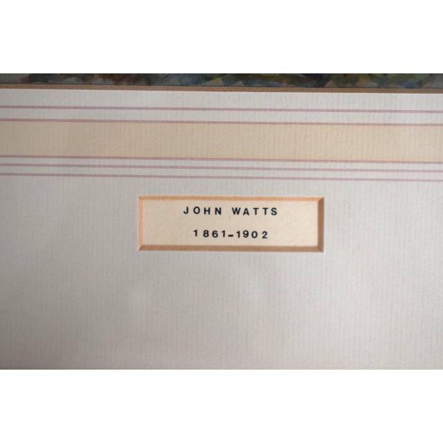 Mid 20th Century John Watts (1861-1902) Jockey Pastel Watercolour Caricature Portrait by Nap For Sale - Image 5 of 6