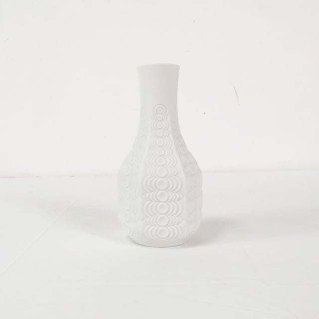 Op Art Biscuit Vase by Seltmann Weiden, Germany, 1960s For Sale - Image 11 of 11