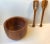 1960s Danish Teak Salad Bowl and Servers Set by Richard Nissen for Nissen, 1960s, Set of 3 For Sale - Image 5 of 11
