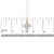 Early 21st Century 14K Yellow Gold 2.0 Cttw Multi-Row Diamond Cross Pendant Necklace For Sale - Image 5 of 5
