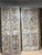 Midcentury Carved Entry Doors in Distressed Wood Architectural Statement Panels 80x30 For Sale - Image 13 of 14