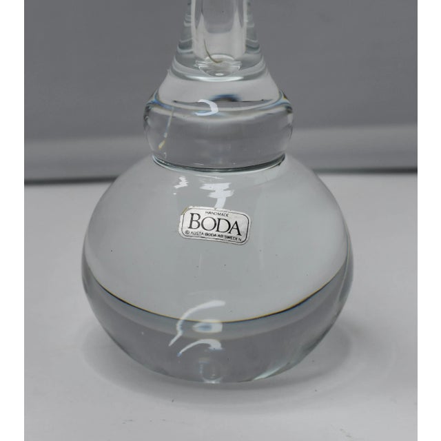 Mid-Century Modern 1960s Mid-Century Modern Kjell Engman Kosta Boda Bottle Neck Trumpet Bud Vase For Sale - Image 3 of 7