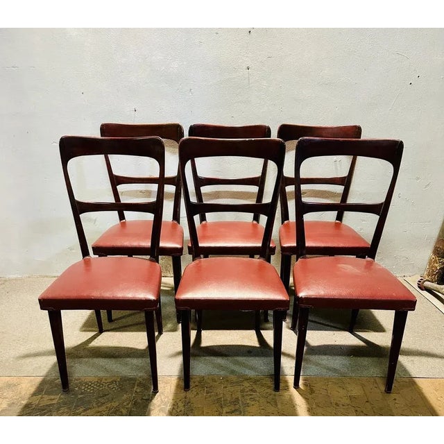 Mahogany Chairs, 1960s, Set of 6 For Sale - Image 9 of 9
