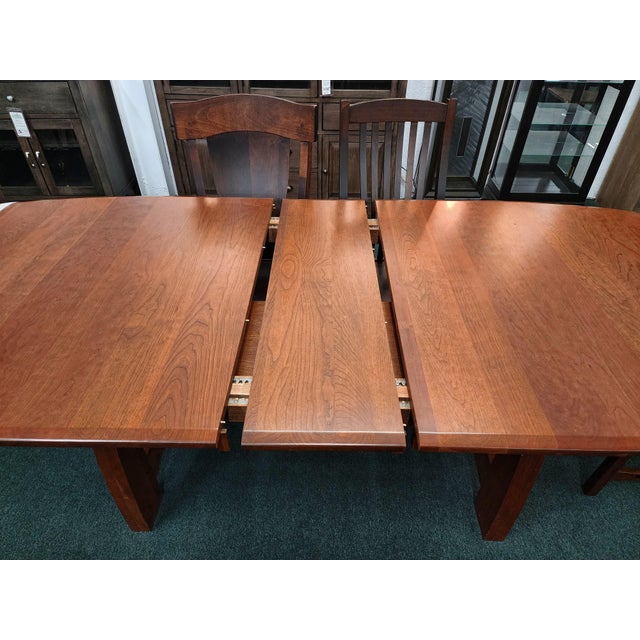 Hayworth Amish Dining Table by Fusion Designs For Sale - Image 4 of 6
