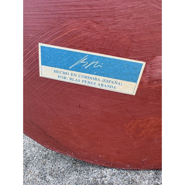 Brown Spanish Papier Mache Flamenco Dancer Blas Perez Aranda For Sale - Image 8 of 9