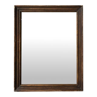 19th Century France Green Wood Mirror For Sale