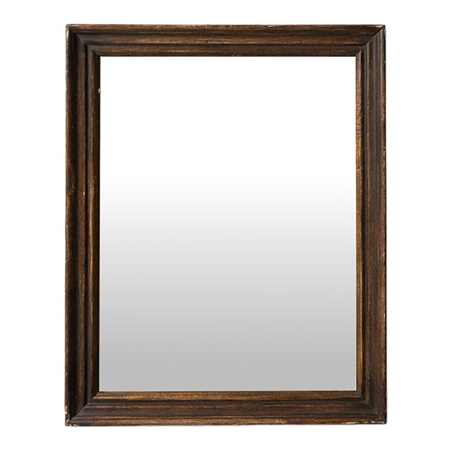 19th Century France Green Wood Mirror For Sale