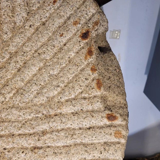 Antique Castilian Millstone in Granite and Iron Sculpture, 1800s For Sale - Image 17 of 18